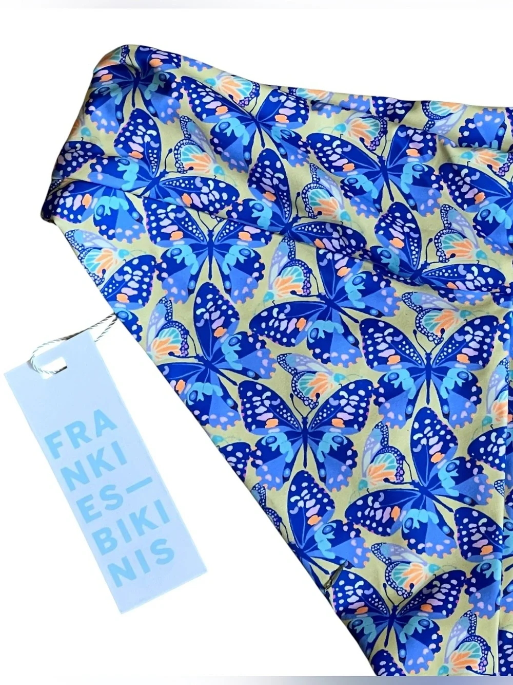 Frankie’s Bikinis Women’s Sz XS NWT Monarch Butterfly Cheeky Bikini Bottom Gavin